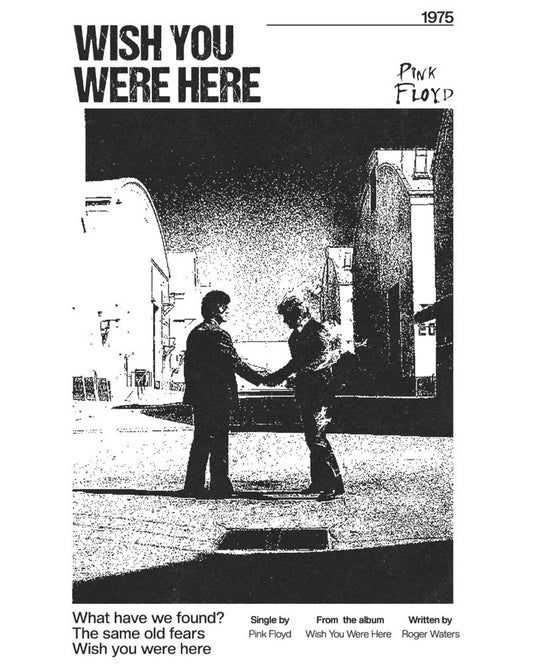 WISH YOU WERE HERE PINK FLOYD T-SHIRT