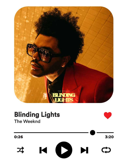 THE WEEKND BLINDING LIGHTS T-SHIRT