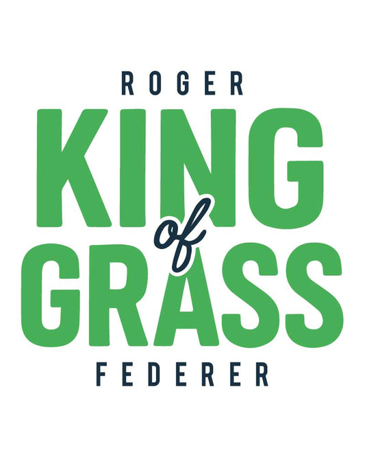 FEDERER KING OF GRASS T-SHIRT For Men