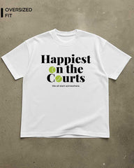 HAPPIEST ON THE COURTS T-SHIRT For Men