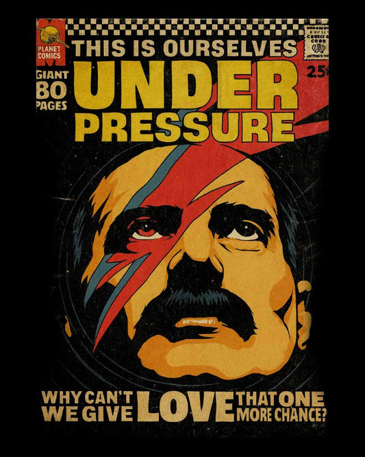 FREDDIE MERCURY UNDER PRESSURE OVERSIZED T-SHIRT