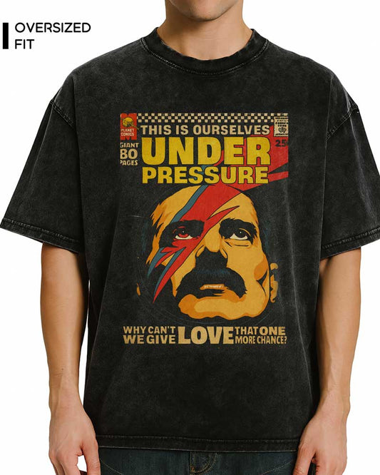 FREDDIE MERCURY UNDER PRESSURE OVERSIZED T-SHIRT