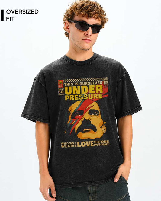 FREDDIE MERCURY UNDER PRESSURE OVERSIZED T-SHIRT - For Men and Women