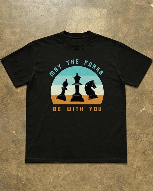 MAY THE FORKS BE WITH YOU T-SHIRT