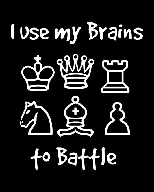 I USE MY BRAINS T-SHIRT
