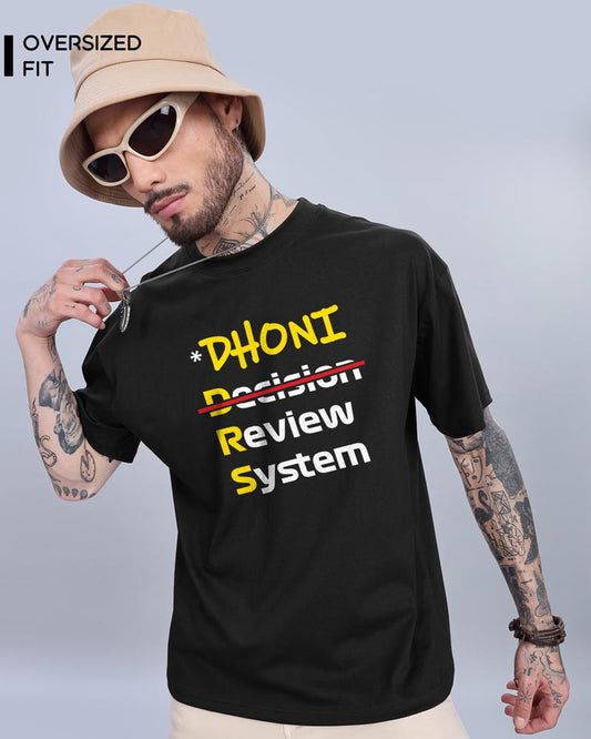 DHONI REVIEW SYSTEM T-SHIRT For Men