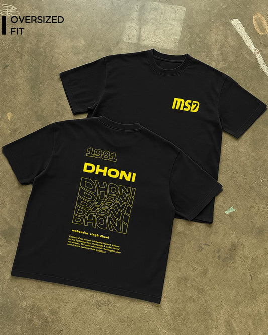 M.S. DHONI WAVE T-SHIRT For Men