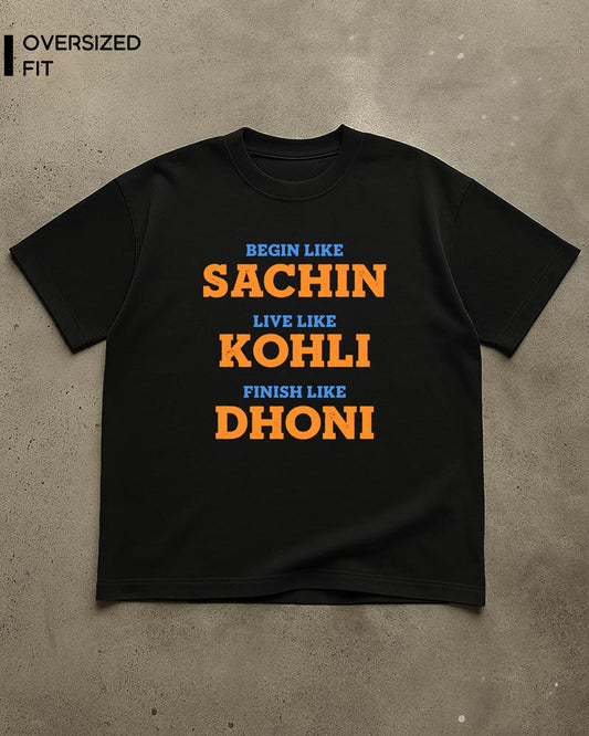 SACHIN KOHLI DHONI T-SHIRT For Men