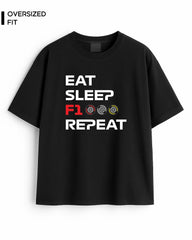 EAT SLEEP F1 REPEAT T-SHIRT For Men