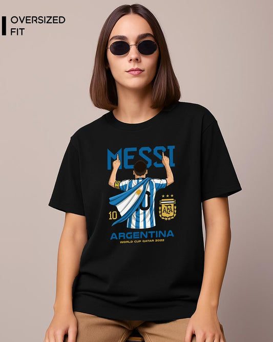 MESSI ARGENTINA WC T-SHIRT For Women