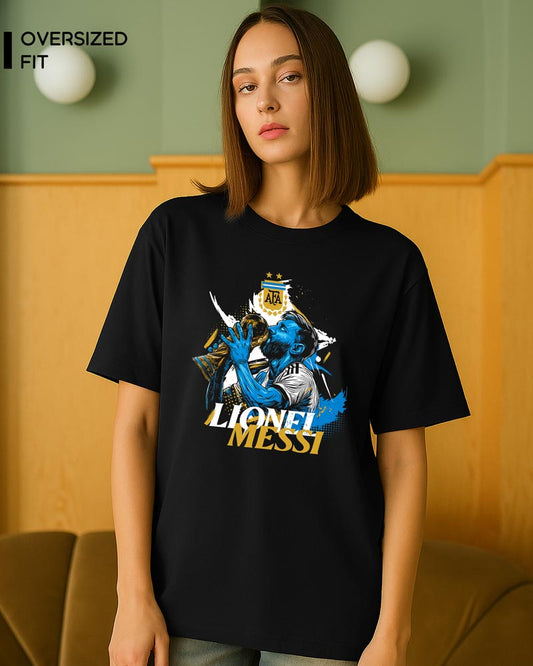 MESSI PORTRAIT T-SHIRT For Women