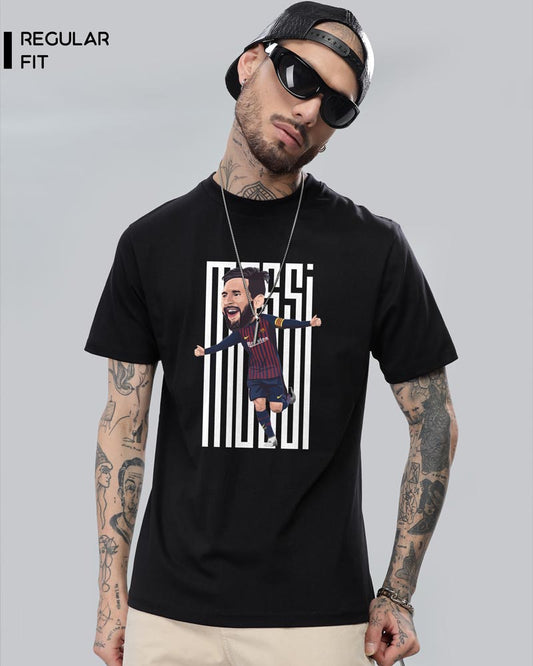 LIONEL MESSI CARTOON T-SHIRT For Men