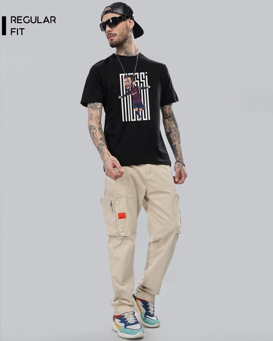 LIONEL MESSI CARTOON T-SHIRT For Men