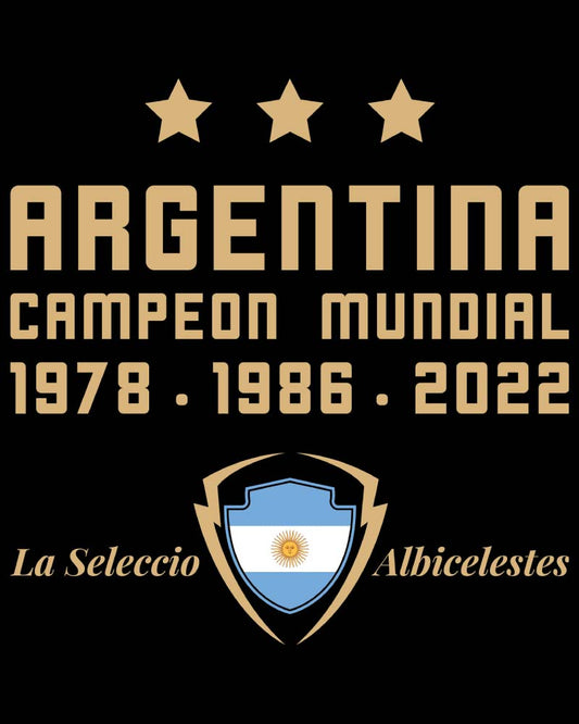 ARGENTINA CHAMPIONS T-SHIRT For Women