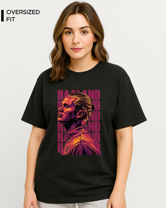 ERLING HAALAND ARTWORK T-SHIRT For Women