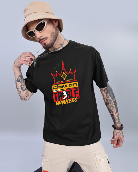 MAN CITY TREBLE T-SHIRT