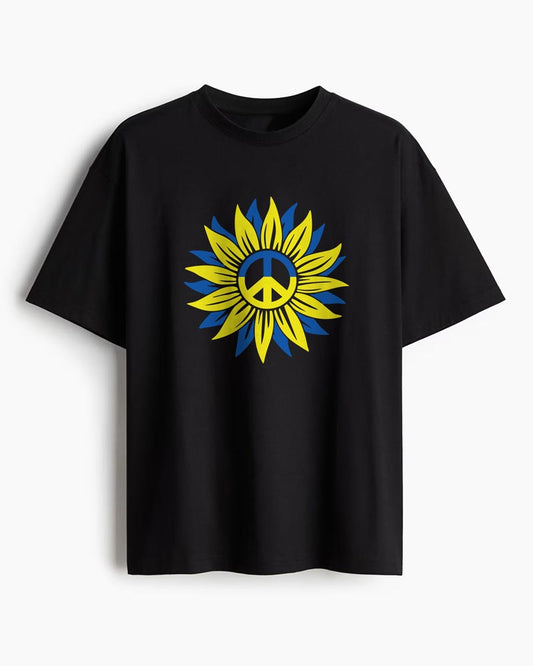 PEACE SUNFLOWER T-SHIRT For Men and Women