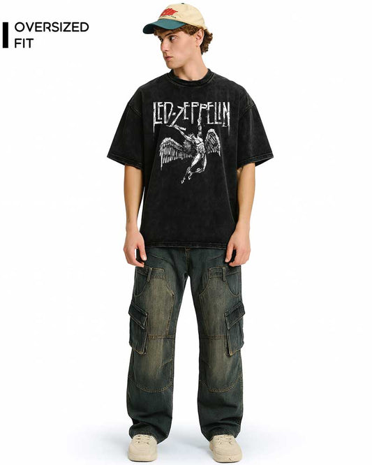 LED ZEPPELIN ANGEL OVERSIZED T-SHIRT