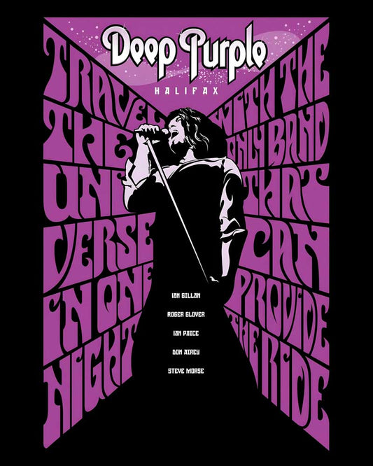 DEEP PURPLE TOUR POSTER T-SHIRT