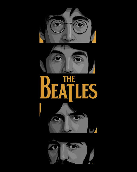 THE BEATLES STRIP T-SHIRT