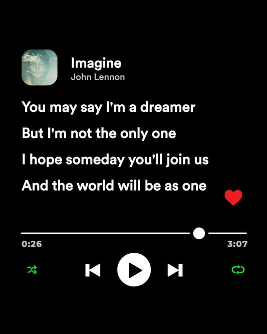 JOHN LENNON IMAGINE T-SHIRT