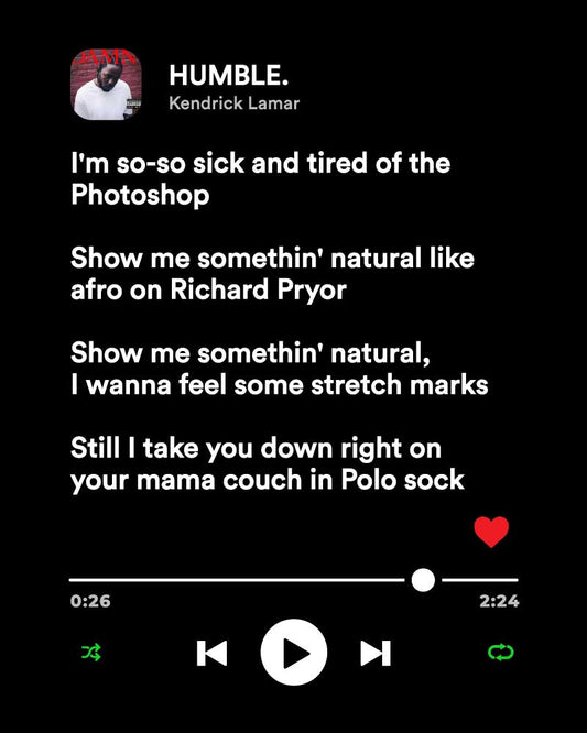 KENDRICK LAMAR HUMBLE T-SHIRT