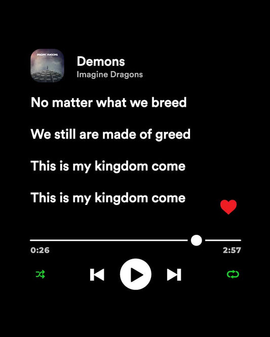 IMAGINE DRAGONS DEMONS T-SHIRT