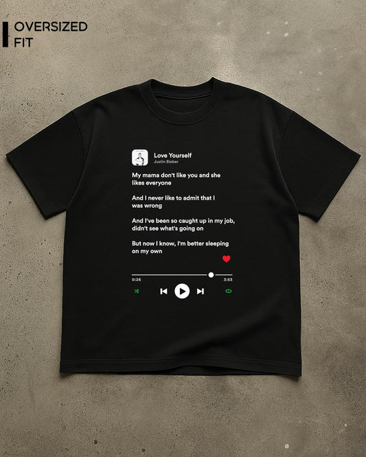 JUSTIN BIEBER LOVE YOURSELF T-SHIRT