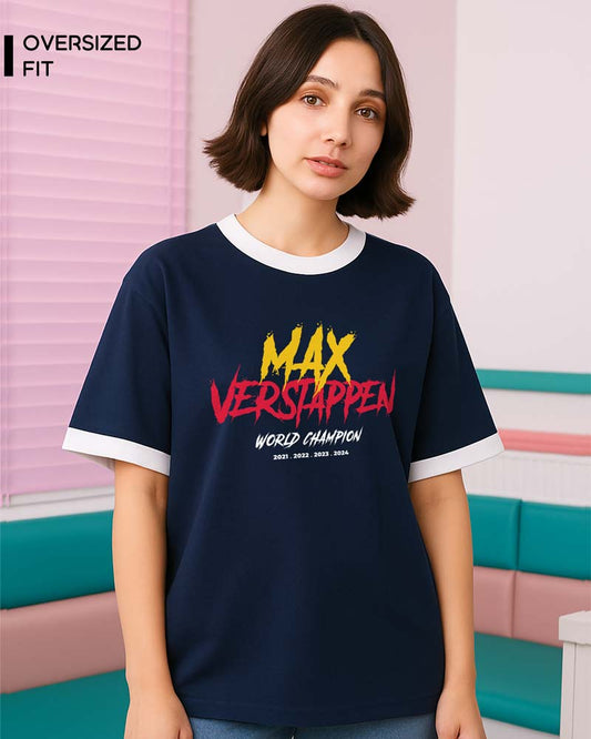 MAX VERSTAPPEN 2024 CHAMPION T-SHIRT For Women