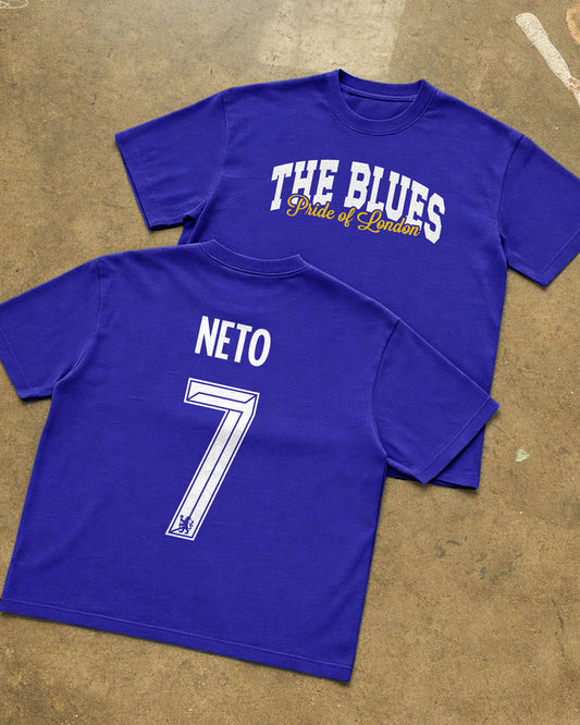 THE BLUES 25-26 JERSEY STYLE T-SHIRT