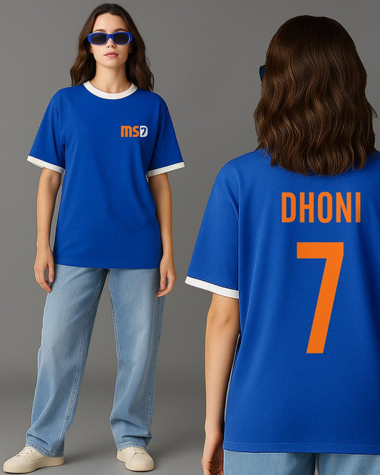 DHONI JERSEY STYLE T-SHIRT For Women