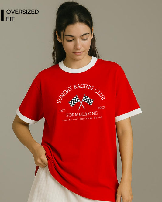 F1 SUNDAY RACING CLUB T-SHIRT For Women