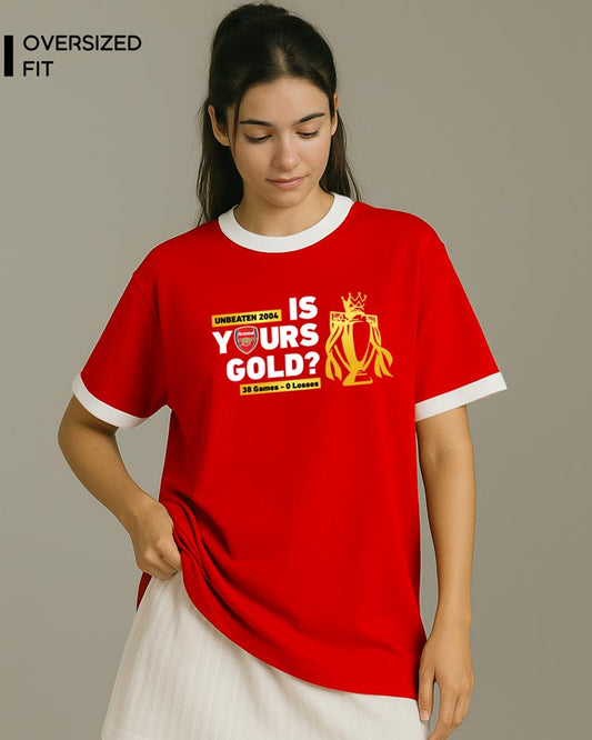 IS YOURS GOLD T-SHIRT For Women