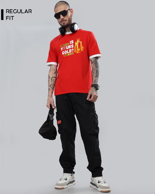 IS YOURS GOLD T-SHIRT For Men