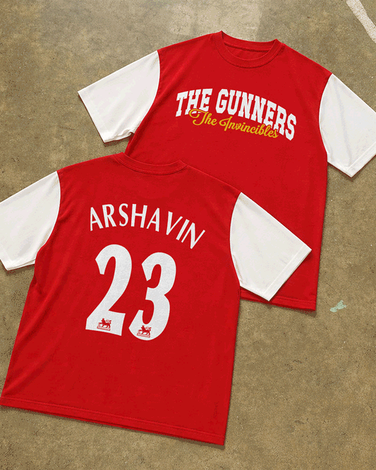 THE GUNNERS LEGENDS JERSEY STYLE T-SHIRT