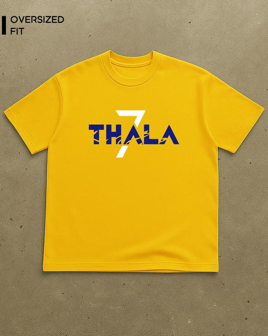 THALA 7 YELLOW T-SHIRT For Men