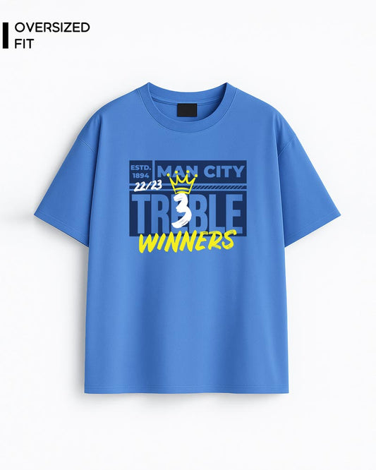 MAN CITY TREBLE T-SHIRT For Women