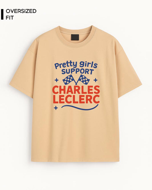 PRETTY GIRLS SUPPORT LECLERC T-SHIRT For Women