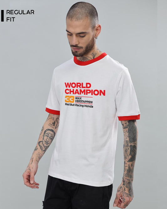 VERSTAPPEN 33 WORLD CHAMPION T-SHIRT For Men