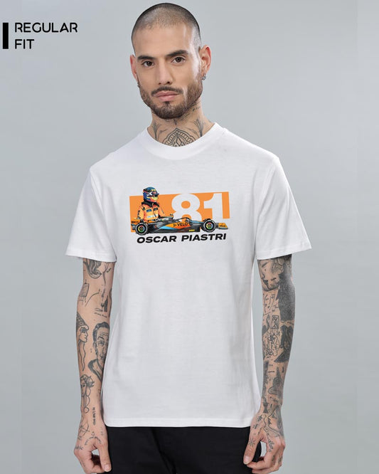 PIASTRI F1 CAR T-SHIRT For Men