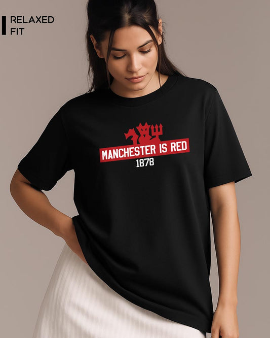 MANCHESTER IS RED T-SHIRT For Women