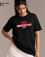 MANCHESTER IS RED T-SHIRT For Women