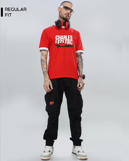LECLERC F1 CAR T-SHIRT For Men