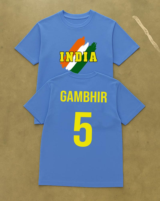 TEAM INDIA RETRO JERSEY STYLE T-SHIRT