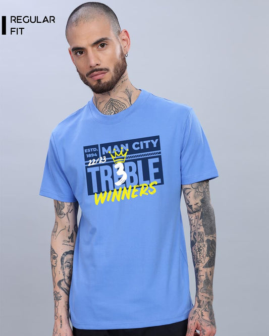 MAN CITY TREBLE T-SHIRT For Men