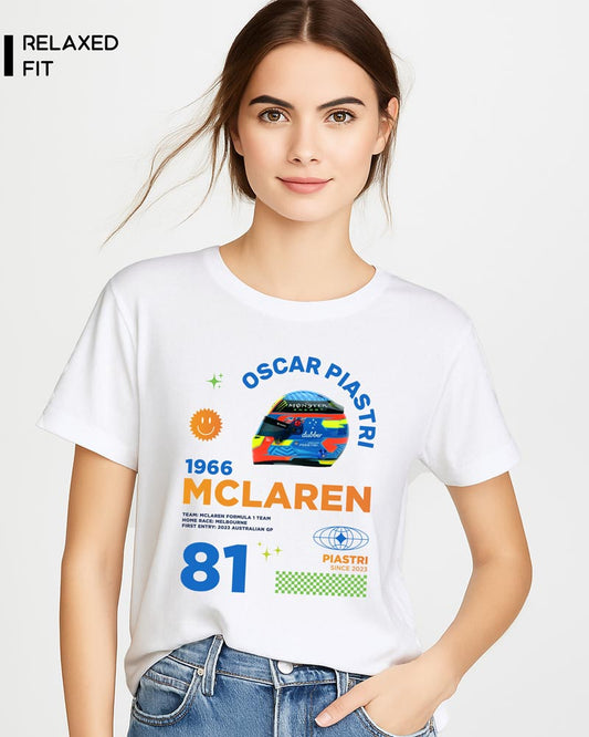 OSCAR PIASTRI HELMET T-SHIRT For Women