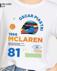 OSCAR PIASTRI HELMET T-SHIRT For Women