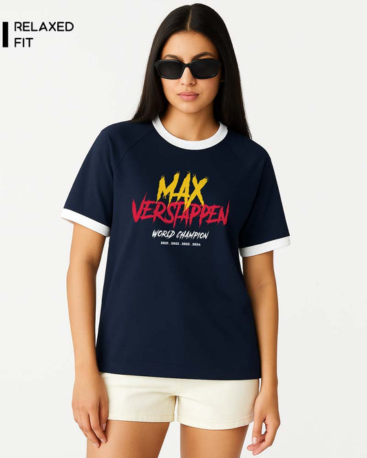 MAX VERSTAPPEN 2024 CHAMPION T-SHIRT For Women