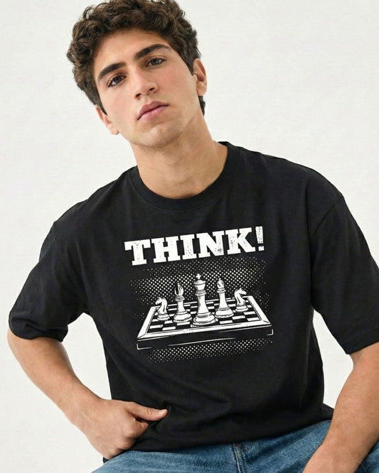 THINK POSTER T-SHIRT