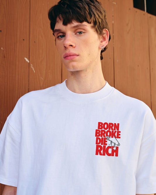 BORN BROKE DIE RICH T-SHIRT